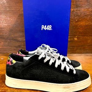 P448 Jack black leopard sneaker!